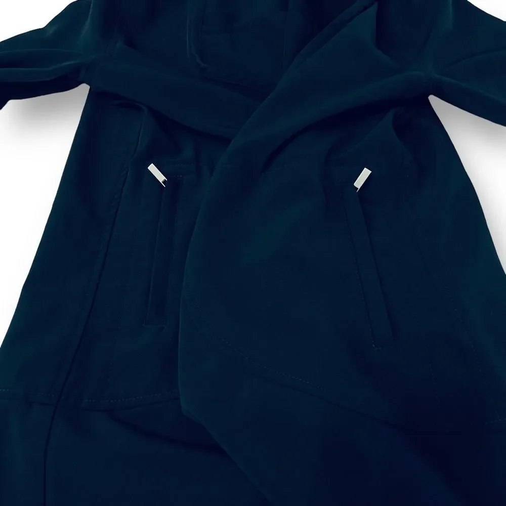 St John Yellow Label Blazer S Zip Front Minimal Quiet Luxury Workwear